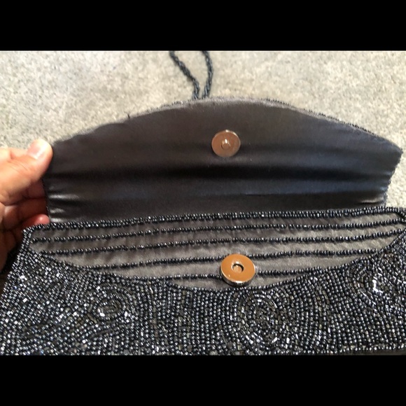 Beaded black bag - Picture 7 of 14